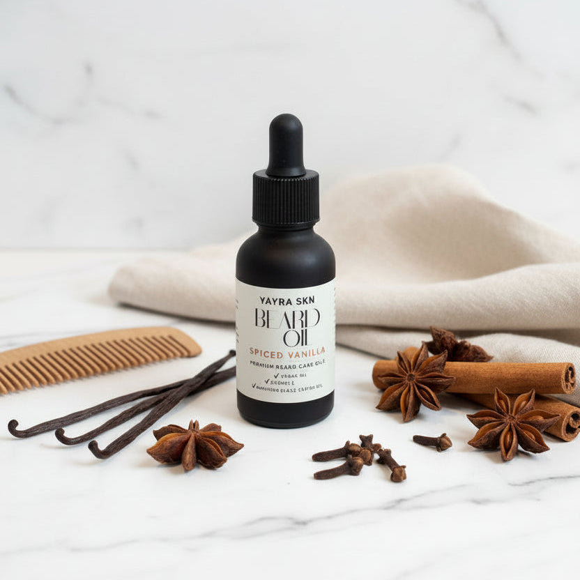 Spiced Vanilla Beard Oil - 1oz YAYRA SKN