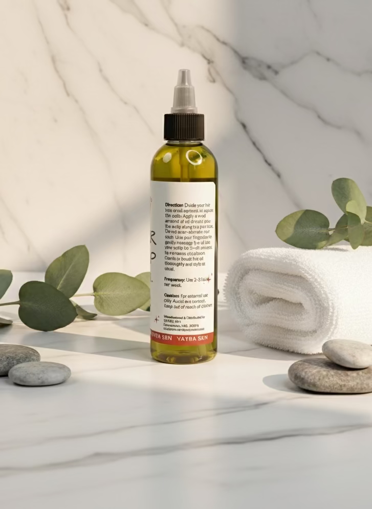 Ginger Scalp Hair Oil +Vitamin E - 4oz