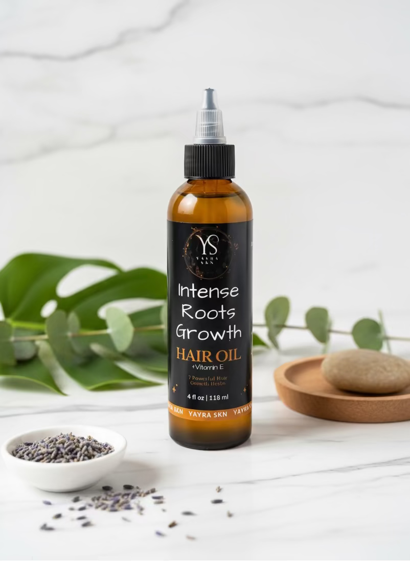Intense Roots Growth Hair Oil +Vitamin E - 4oz