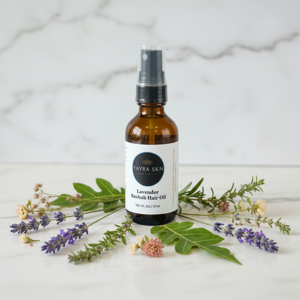 Lavender Baobab Hair Oil YAYRA SKN